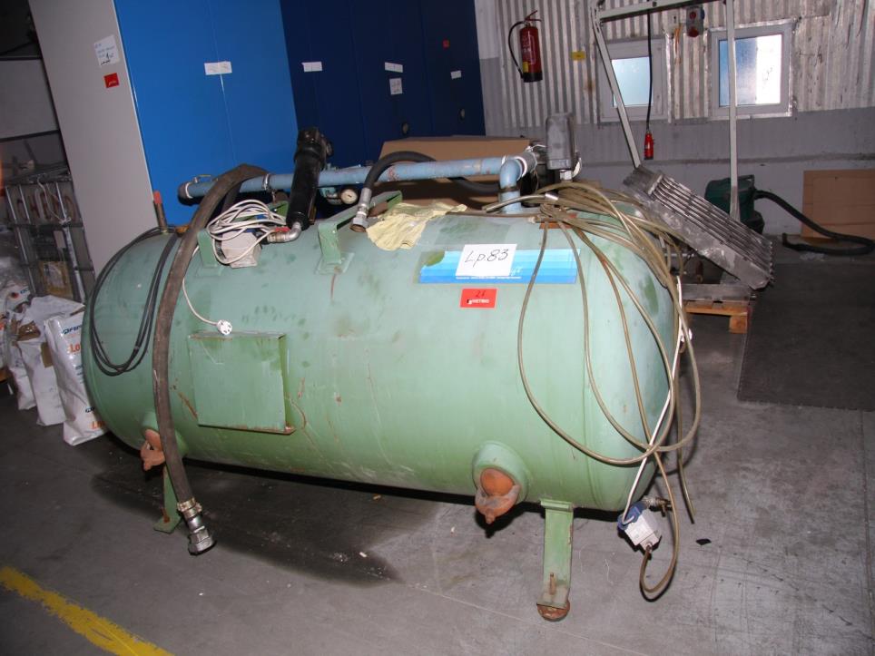 Used 1000 L Compressed air tank for Sale (Auction Premium) | NetBid Industrial Auctions